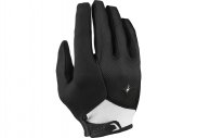 Women's Body Geometry Sport Long Finger Gloves - BLK/WHT XL