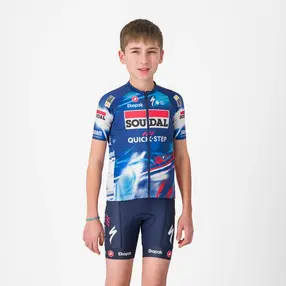 Castelli Quick-Step dres junior krátký rukáv