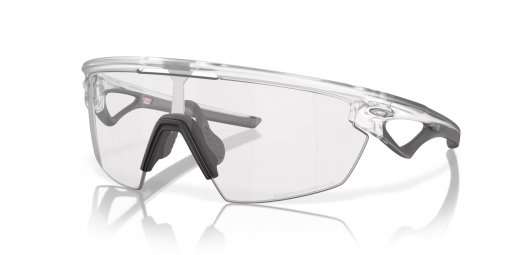 brýle Oakley Sphaera Clear To Black Iridium Photochromic Lenses,  Matte Clear Frame